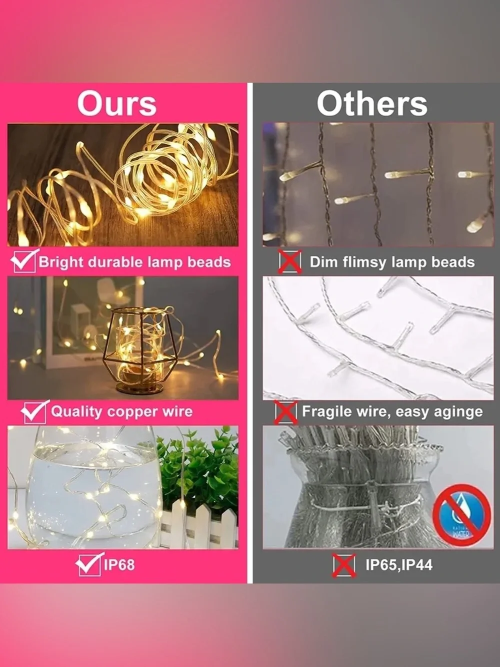 300 LED Warm White Curtain String Lights - w/Remote. Home Holiday